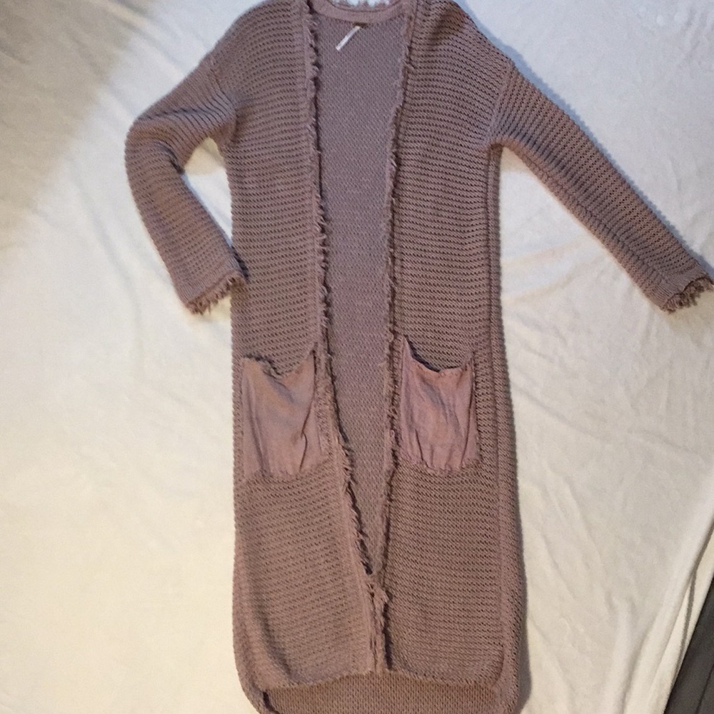 Free People long Knit sweater